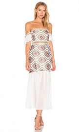 ASILIO Classic Cause Dress in Wild Rose  amp  Whisper White Floral from Revolve com at Revolve